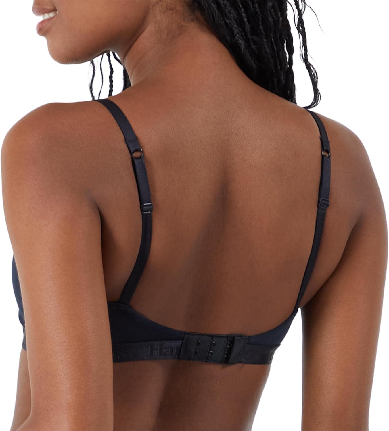 imageHanes Womens Originals Supersoft String Bralette Pullover Bra Scoop NecklineBlack