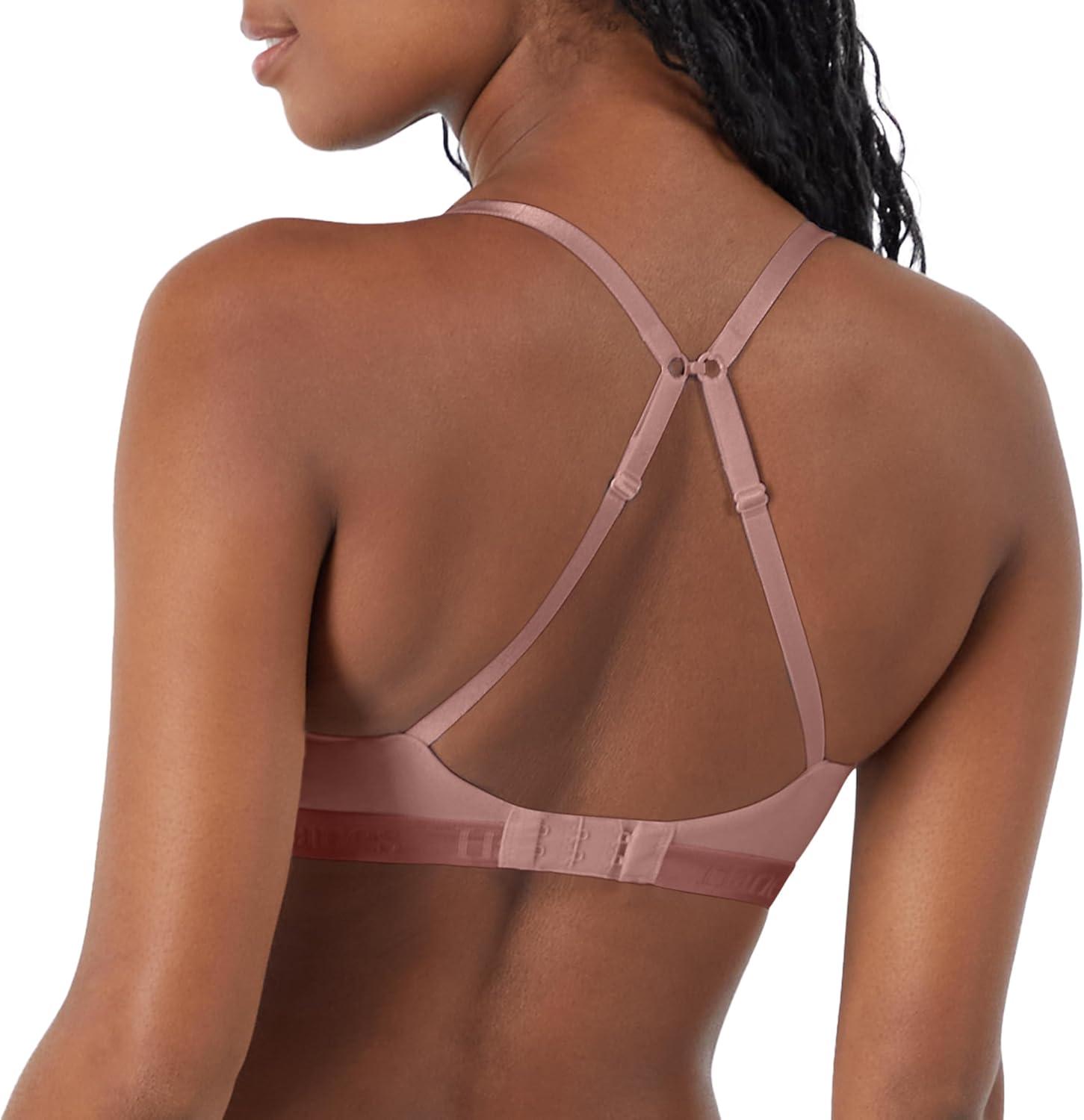 imageHanes Womens Originals Supersoft String Bralette Pullover Bra Scoop NecklineEarthen Tan