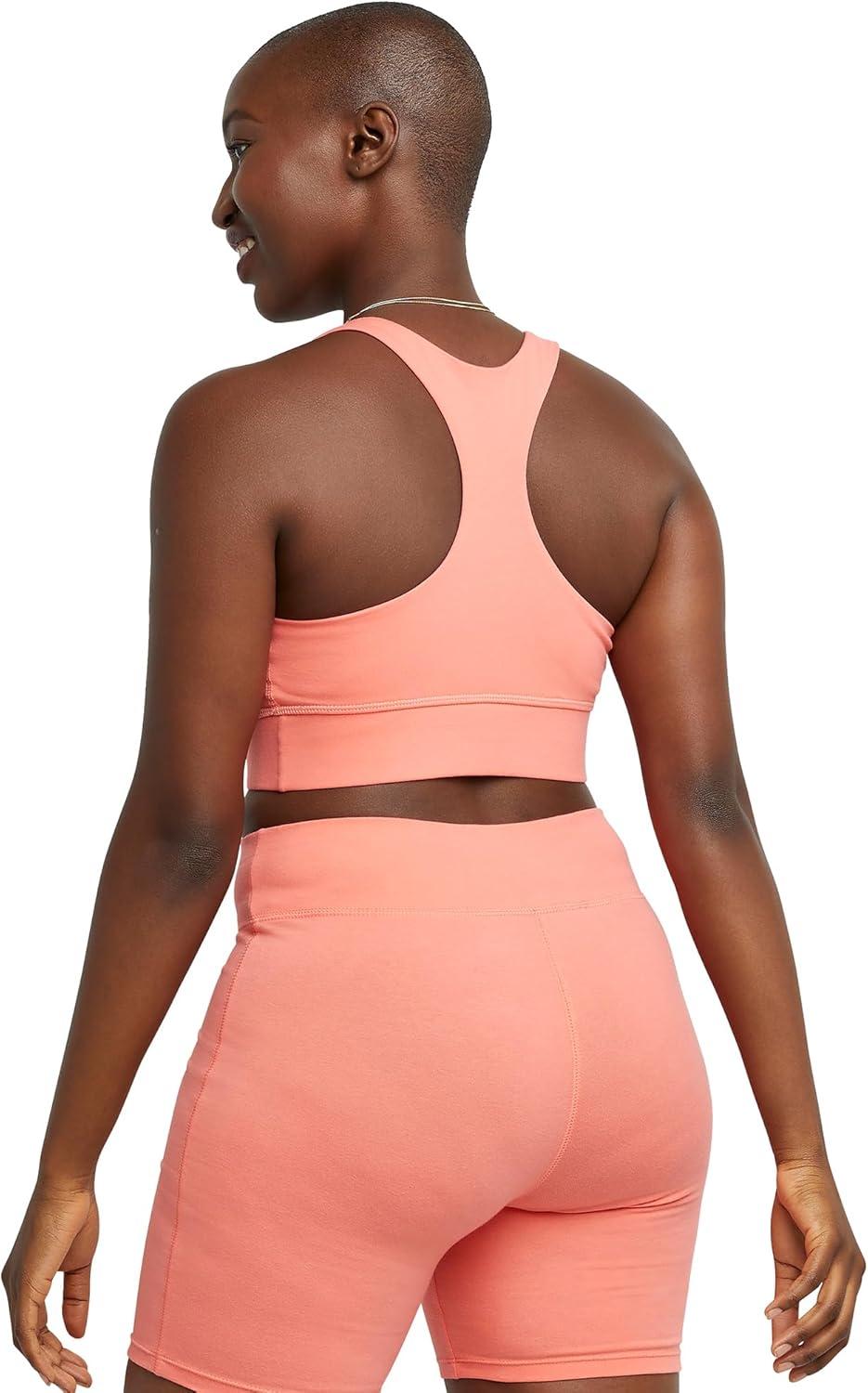 imageHanes Womens Originals Womens Longline Sports BraConcentrated Coral