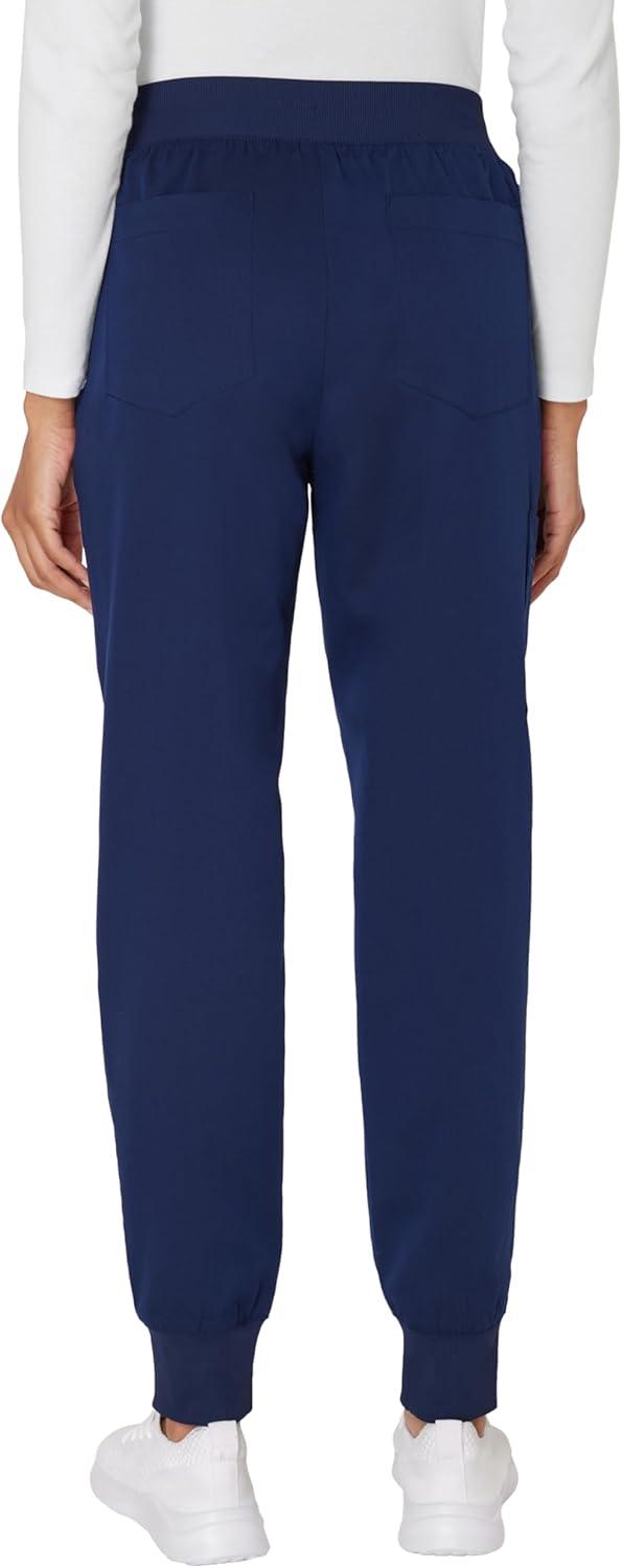 imageHanes Womens Scrub Joggers Comfort Fit Healthcare Pants for Women MoistureWicking Medical Scrubs with Odor ControlAthletic Navy