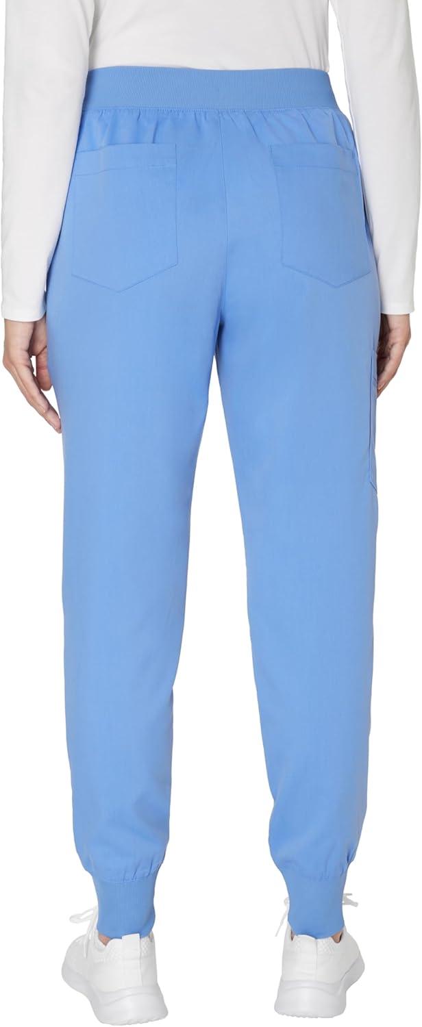 imageHanes Womens Scrub Joggers Comfort Fit Healthcare Pants for Women MoistureWicking Medical Scrubs with Odor ControlCeil Blue 2