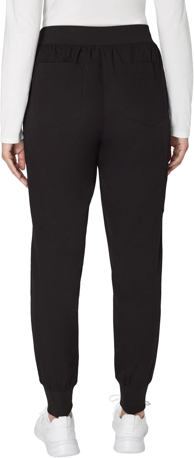 imageHanes Womens Scrub Joggers Comfort Fit Healthcare Pants for Women MoistureWicking Medical Scrubs with Odor ControlNew Ebony