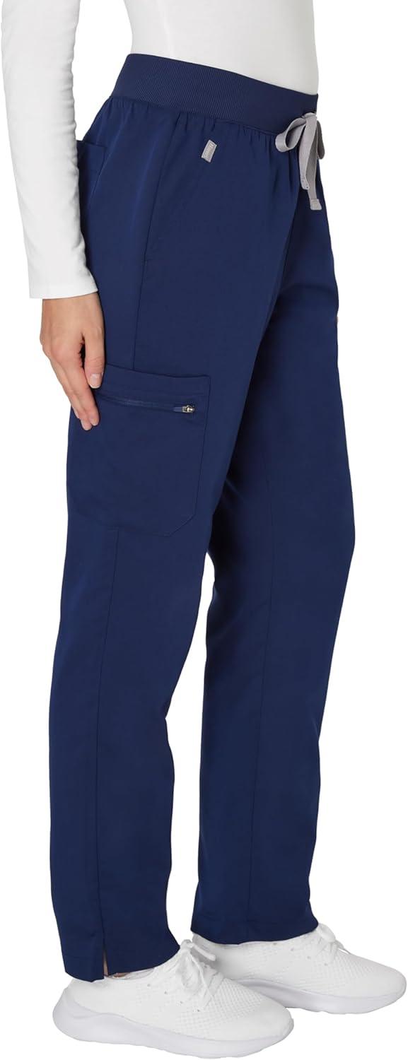 imageHanes Womens Scrub Pants Comfort Fit Healthcare Pants for Women MoistureWicking Medical ScrubsAthletic Navy
