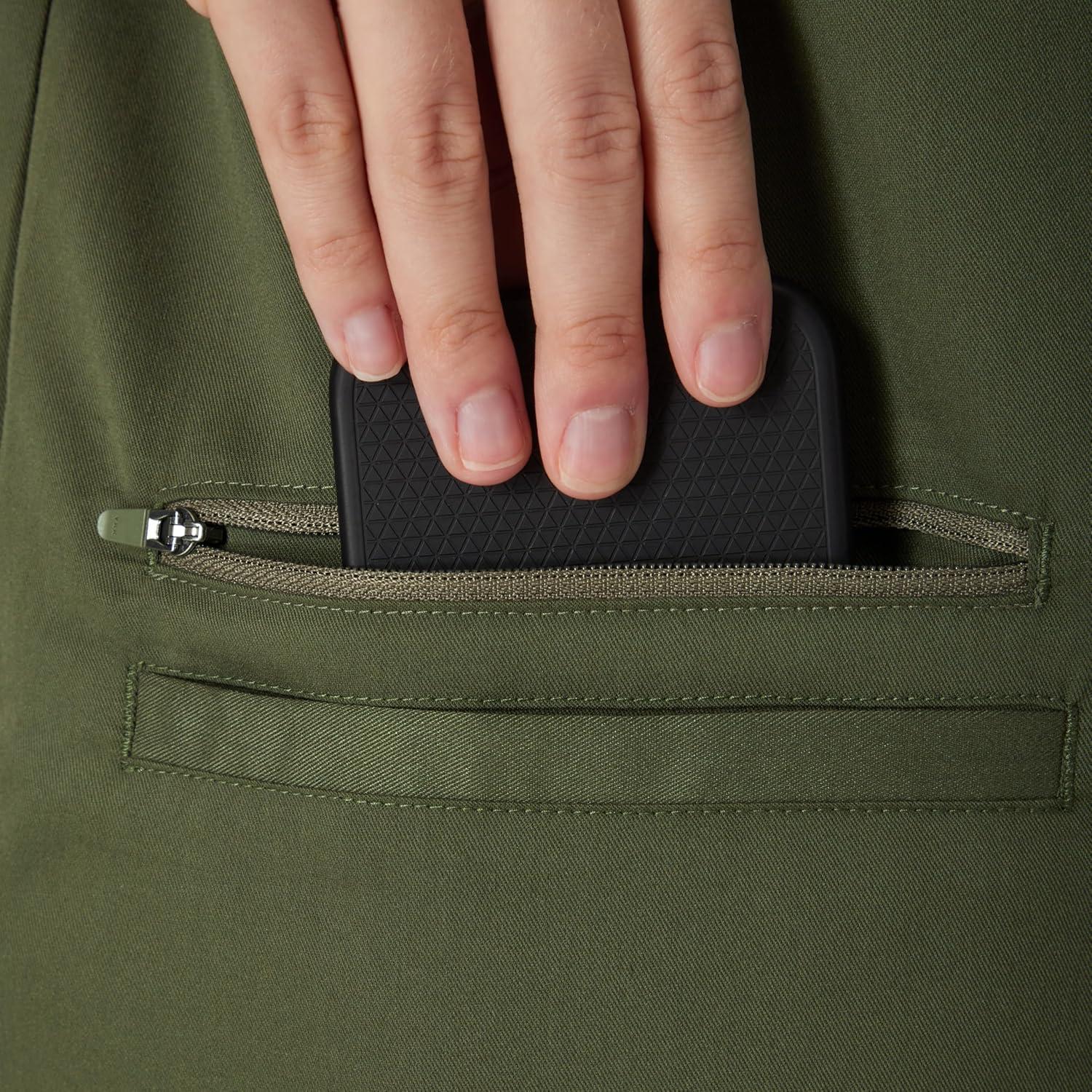 imageHanes Womens Scrub Top Comfort Fit 3Pocket Healthcare Top for Women MoistureWicking Medical Scrub ShirtGreen Moss