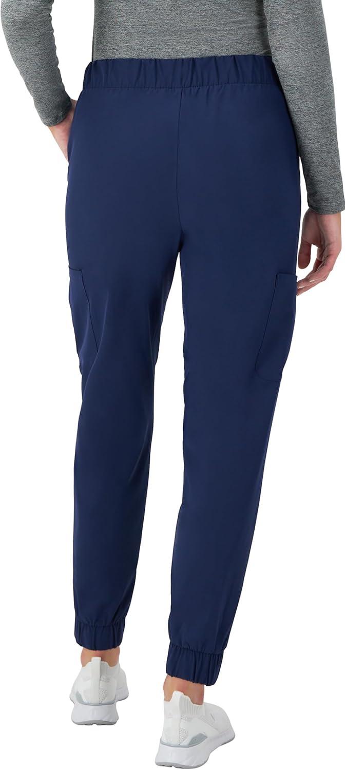 imageHanes Womens Scrubs Cargo Joggers Healthcare Scrub Joggers for Women Moisture WickingAthletic Navy