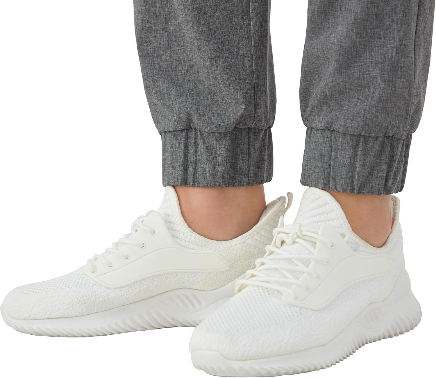 imageHanes Womens Scrubs Cargo Joggers Healthcare Scrub Joggers for Women Moisture WickingEbony Heather