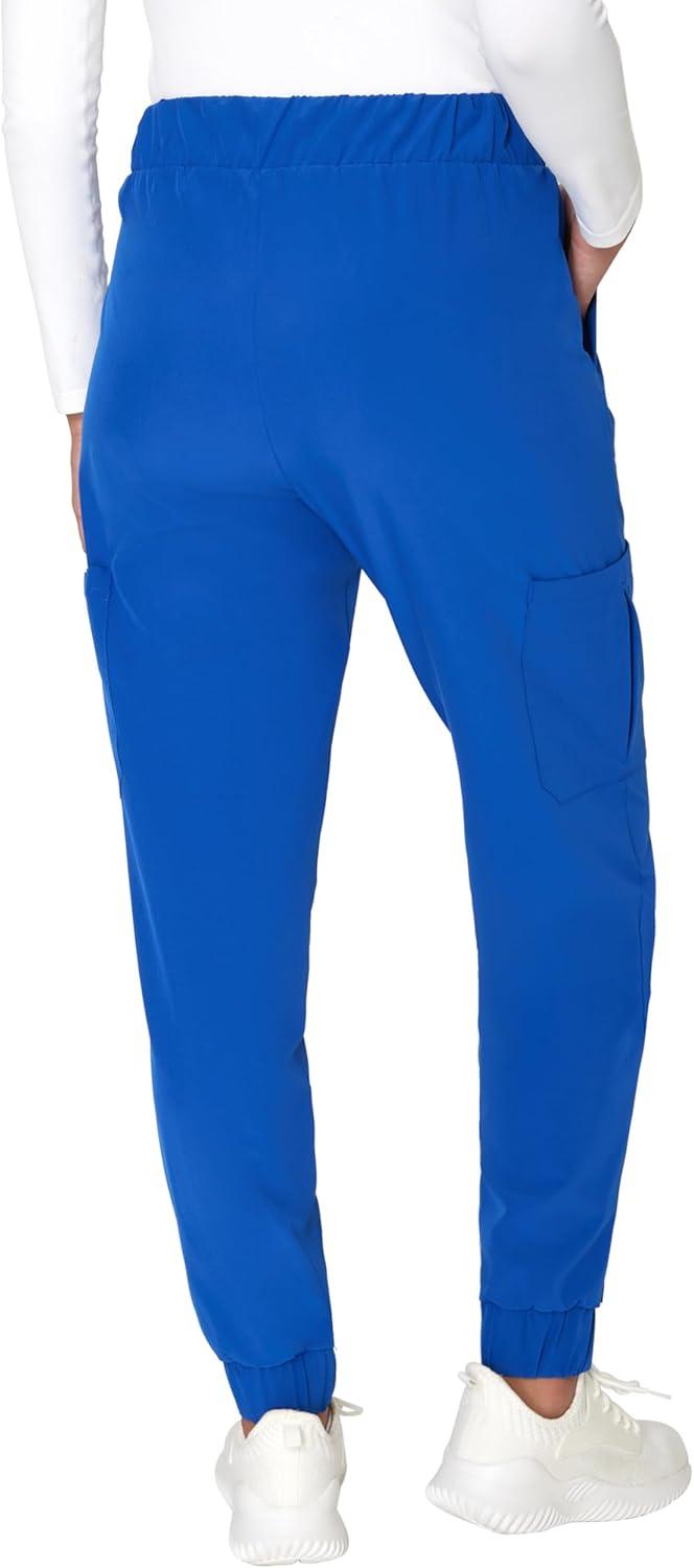 imageHanes Womens Scrubs Cargo Joggers Healthcare Scrub Joggers for Women Moisture WickingRoyal Blue