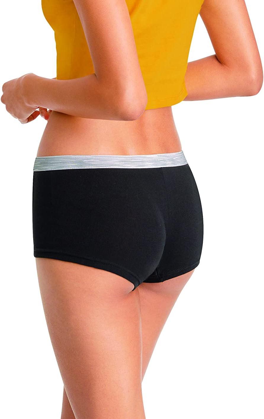 imageHanes Womens Sporty Assorted Boyshort Underwear Pack Of 66 Pack Assorted 1