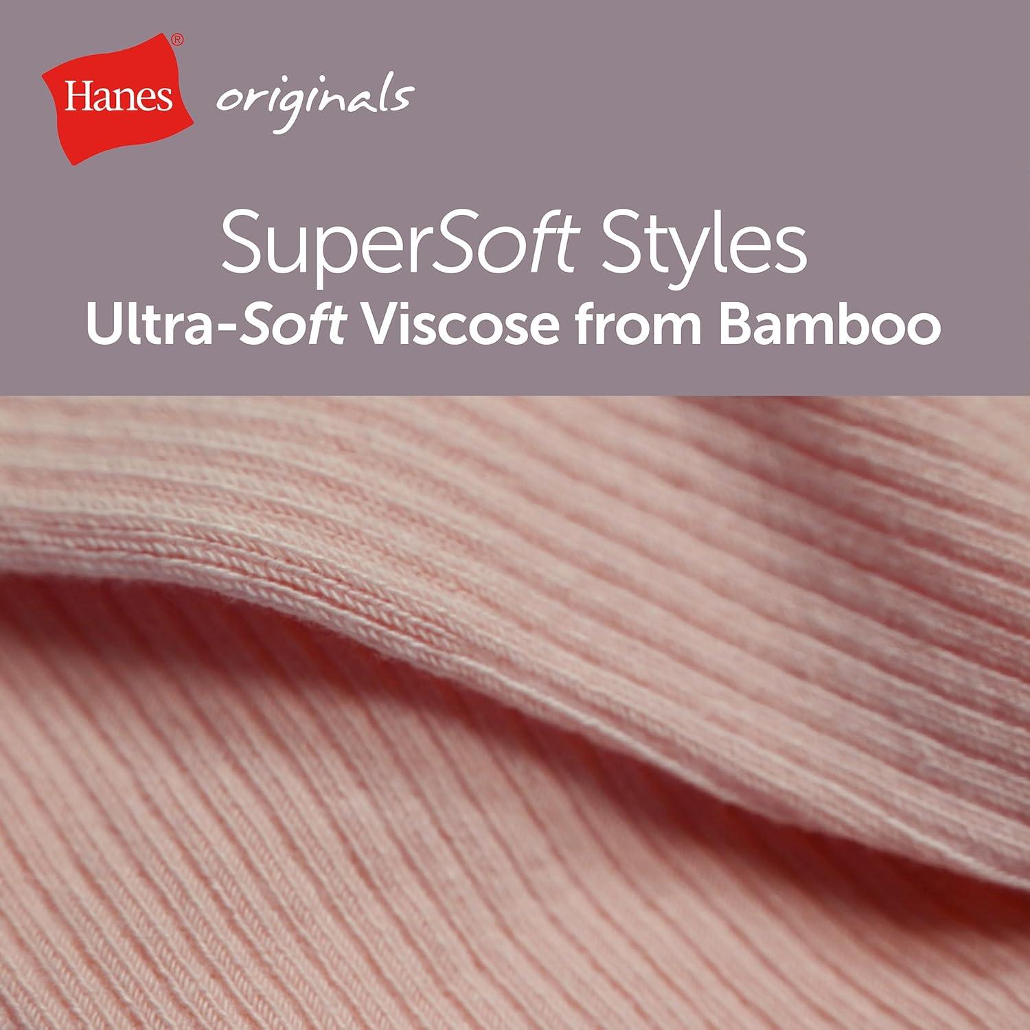 imageHanes Womens Supersoft Socks Stretch No Show and Mid Crew Socks 6pairsPinkWhiteGray