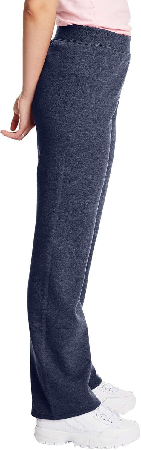 imageHanes Womens Sweatpants EcoSmart Fleece Pocketless OpenBottom Sweatpant Regular ampamp PetiteNavy Heather
