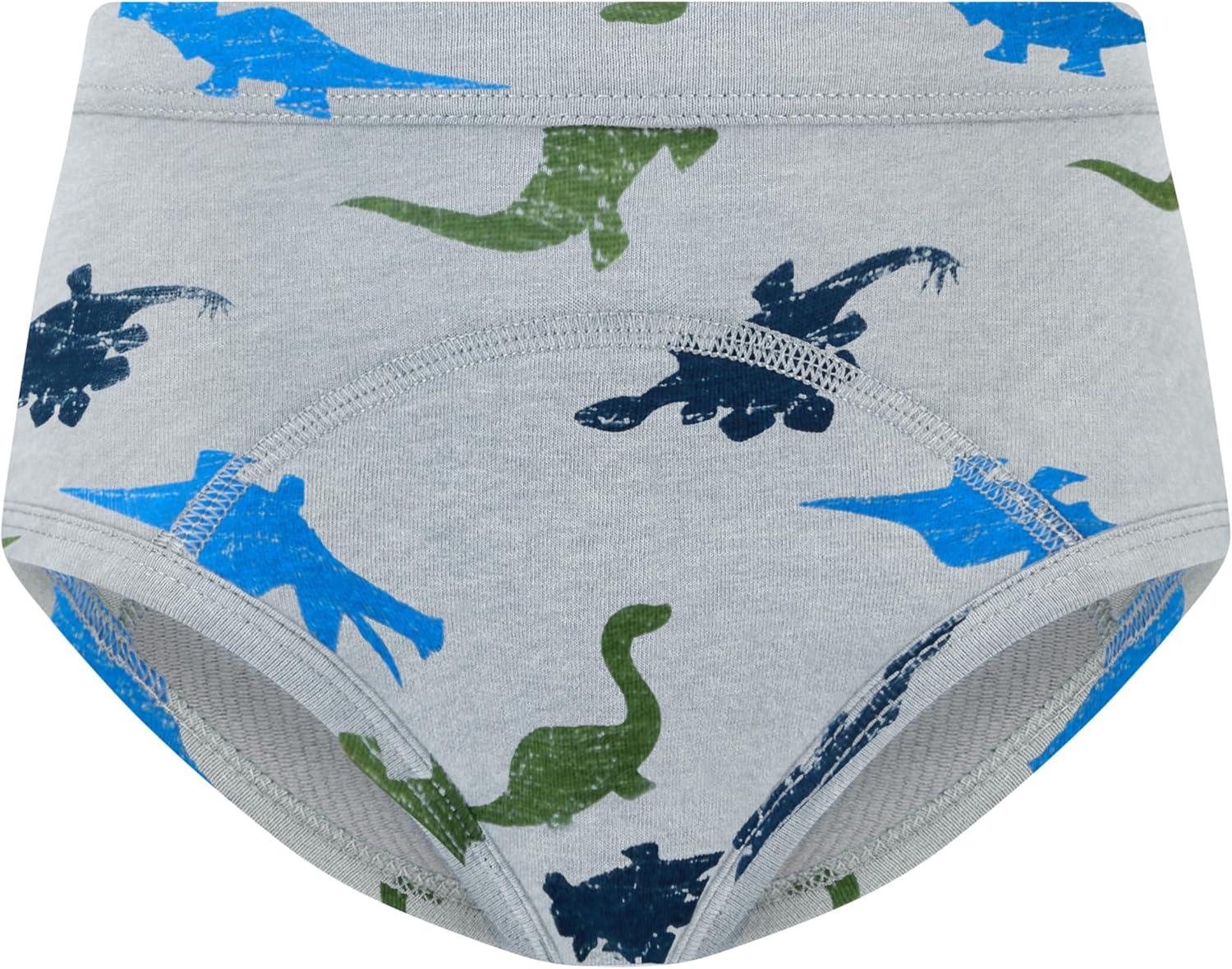 imageHanes babyboys Potty Training Underwear Brief 5 Pairs Heavy Absorbency Toddler Boys Cotton Training UnderwearBlueStripes