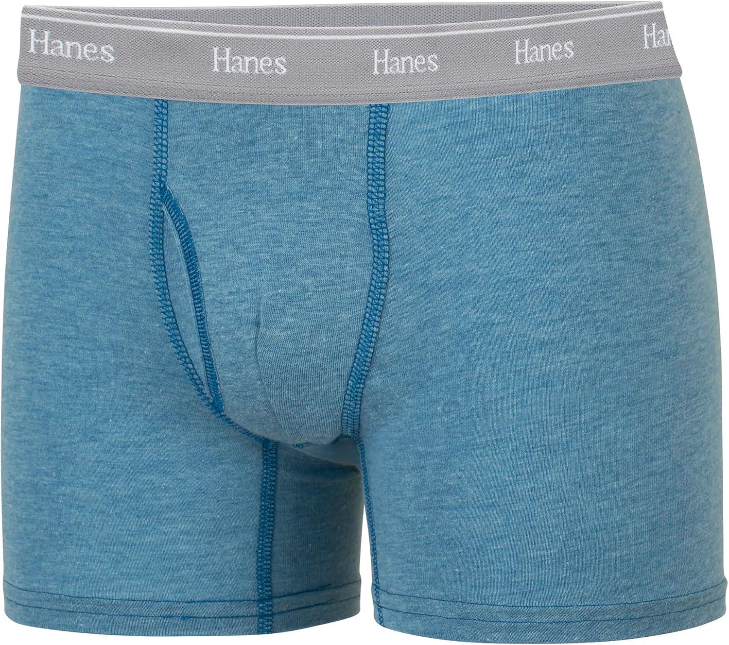 imageHanes boys Originals Boxer Briefs Stretch Cotton Underwear Assorted 6packTanBlue OasisCargo OliveGrey 6 Pack