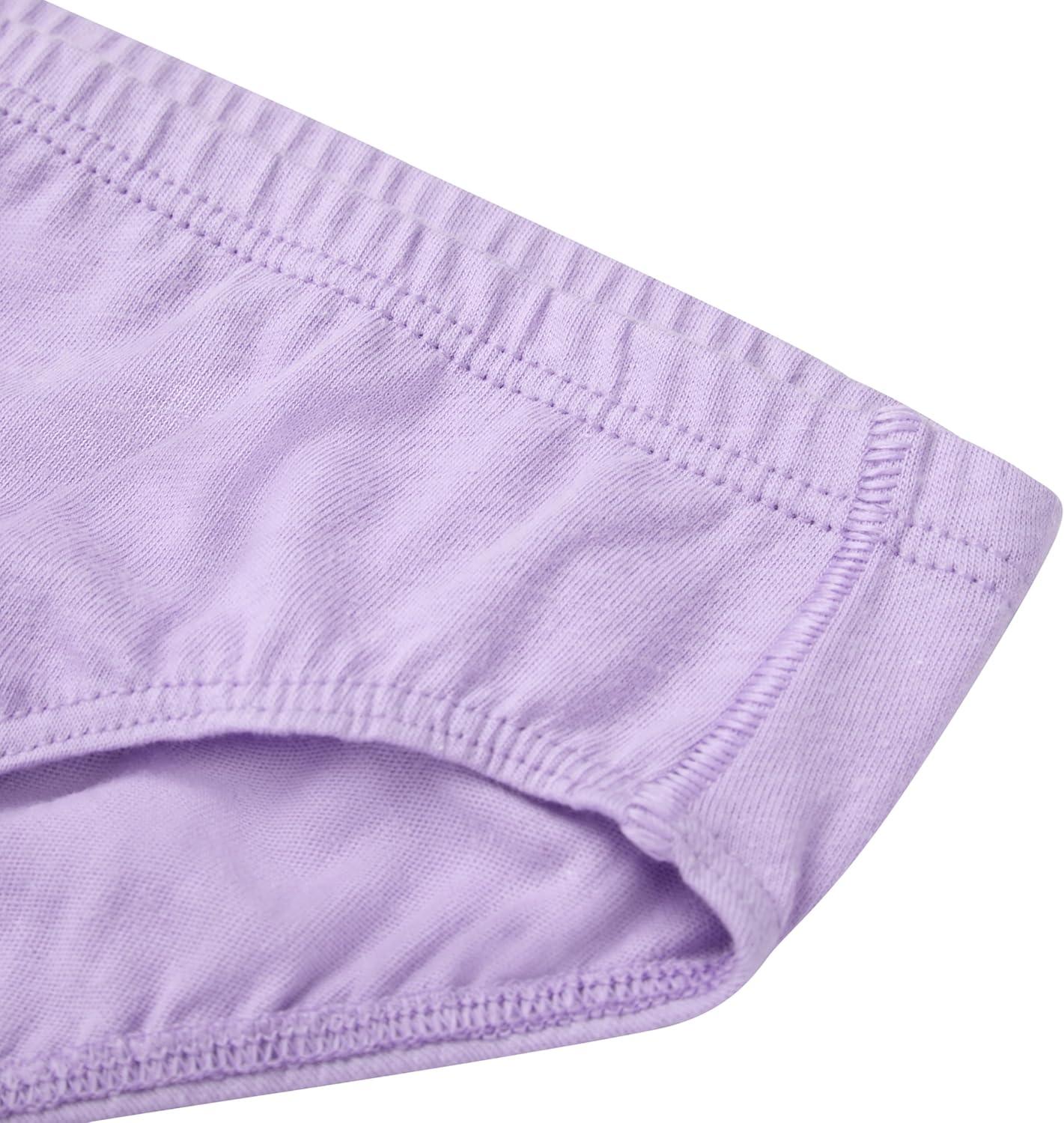 imageHanes girls Organic Underwear Brief ampamp Hipster Toddler ampamp Girl Sizes Pure Comfort Organic 100 Cotton Panties 8packPeachBluePurpleWhite