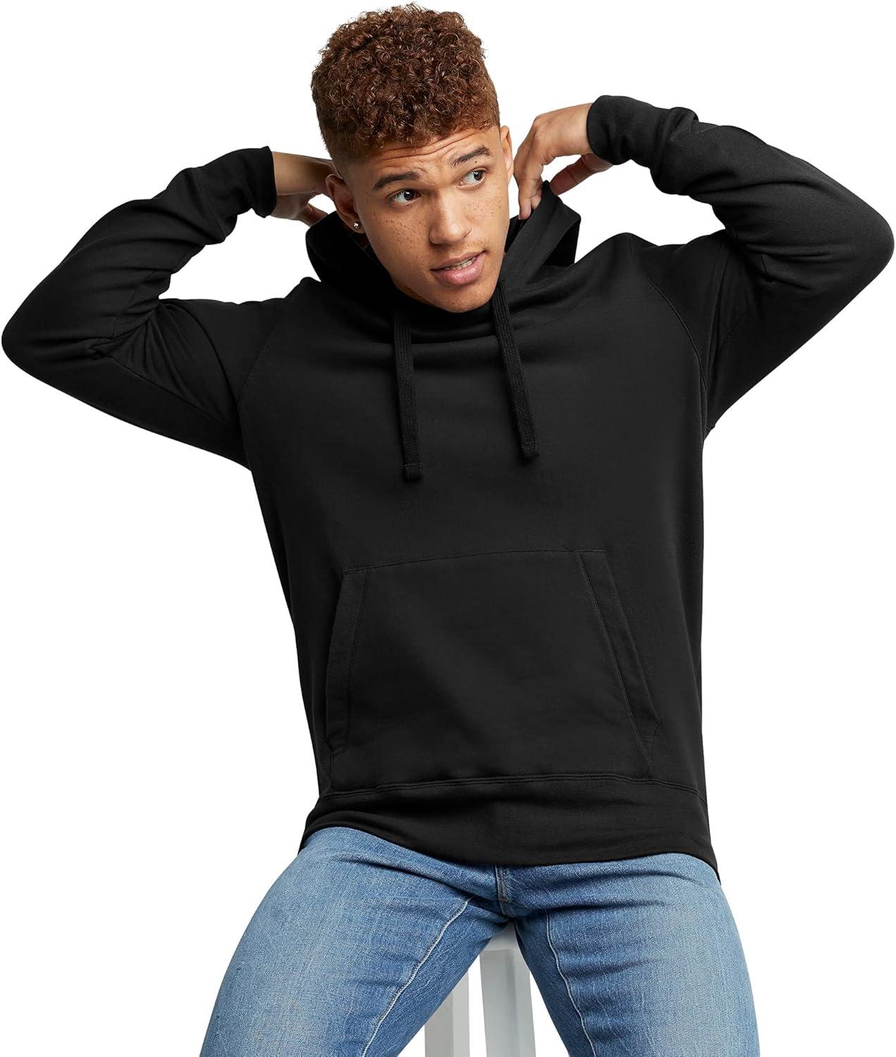 imageHanes mens Originals Midweight Fleece Hoodie Pullover Hooded Sweatshirt for MenBlack
