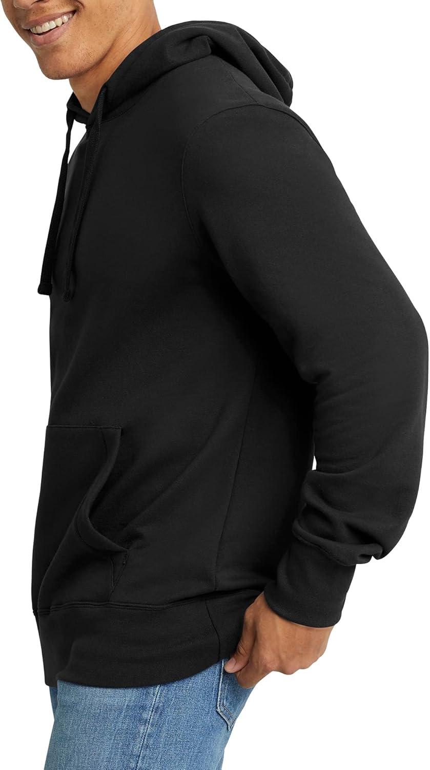 imageHanes mens Originals Midweight Fleece Hoodie Pullover Hooded Sweatshirt for MenBlack