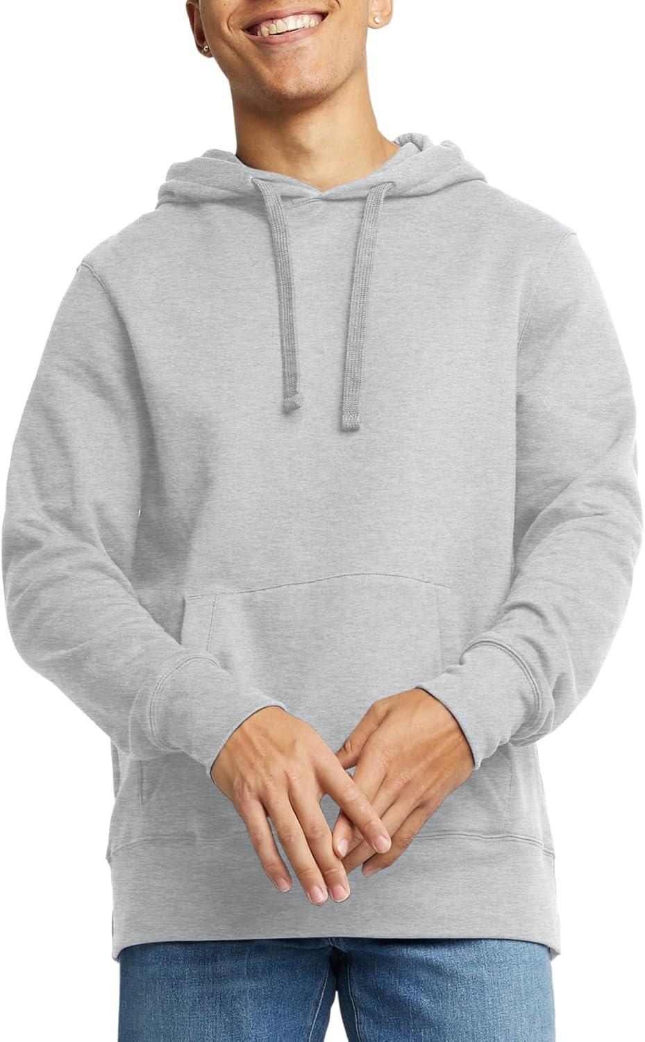 imageHanes mens Originals Midweight Fleece Hoodie Pullover Hooded Sweatshirt for MenLight Steel