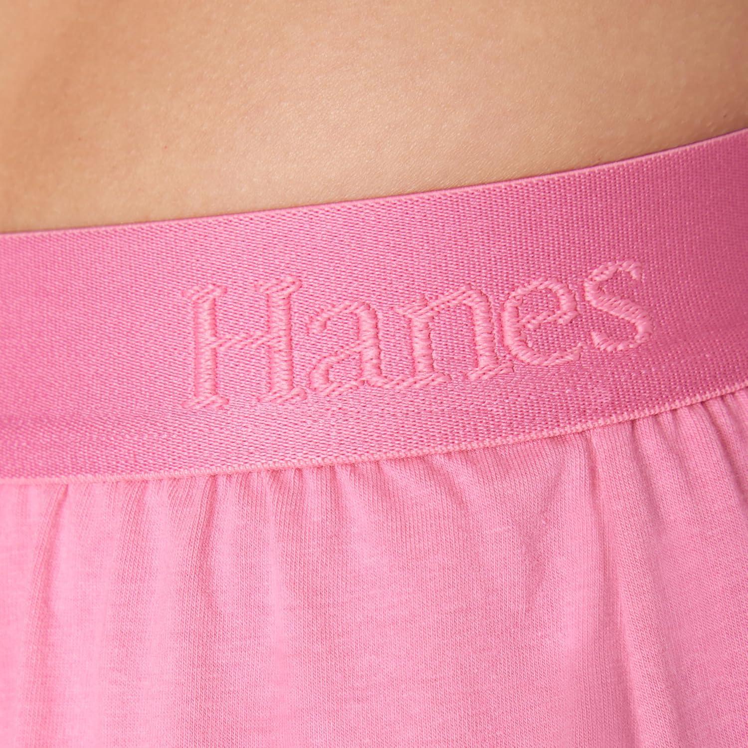 imageHanes womens Originals 2 Piece Lounge Set Comfywear Supersoft Boxy Tshirt ampamp Sleep Shorts Loungewear SetParrot PinkParrot Pink