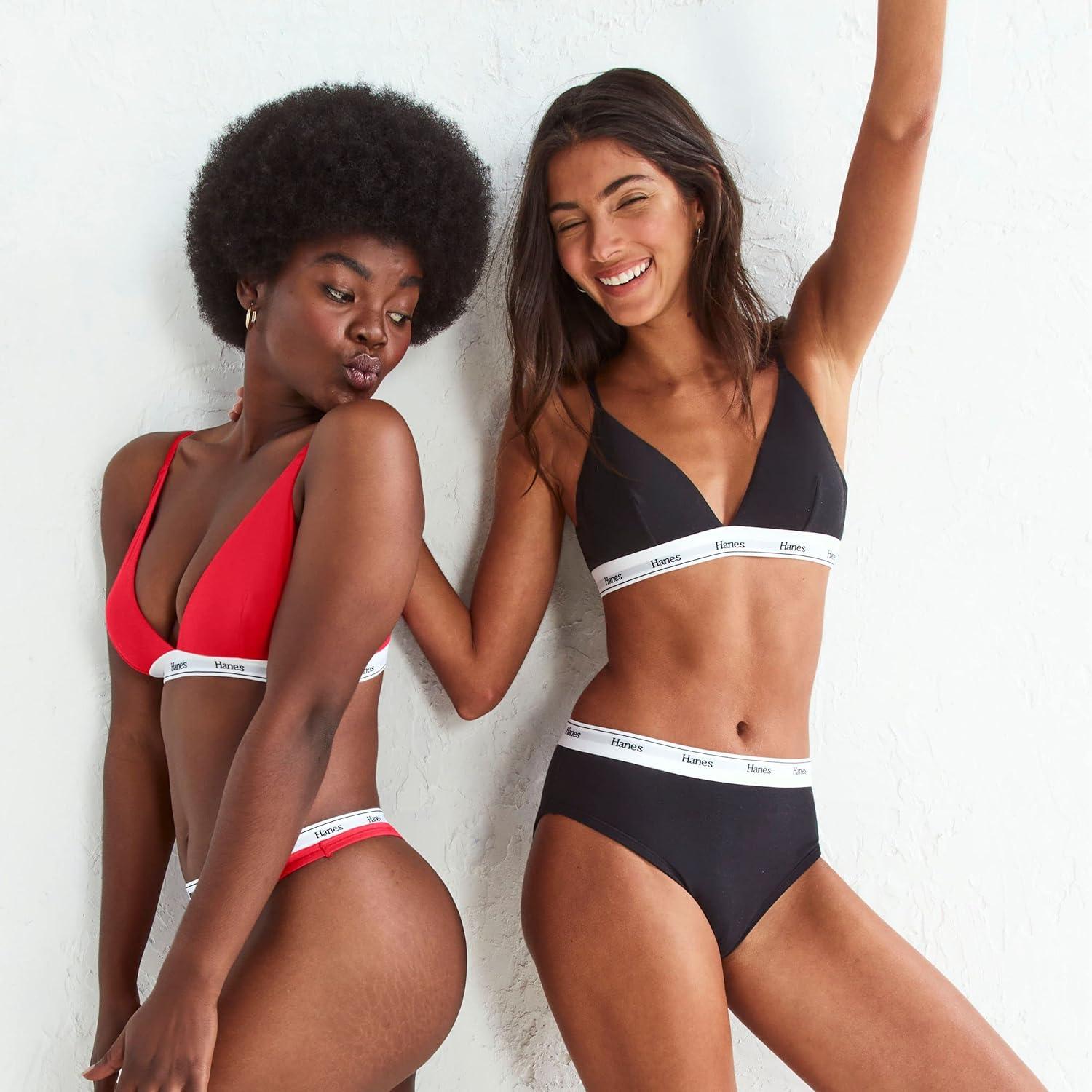 imageHanes womens Originals Hileg Panties Breathable Stretch Cotton Underwear Assorted 6packBasic Color Mix