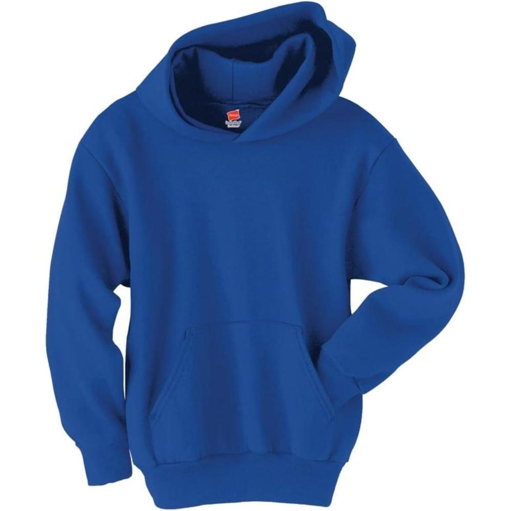 imageHanes Boys EcoSmart Fleece Hoodie Hooded Sweatshirt for Boys Pullover SweatshirtDeep Royal