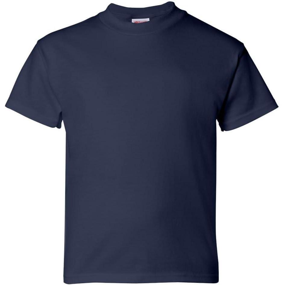 imageHanes Boys Essentials Short Sleeve Tshirt Value Pack 3 or 6PackNavy 6 Pack