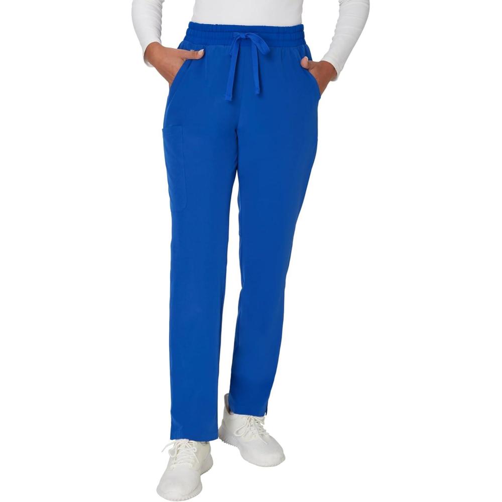 imageHanes Comfort Fit Pants MoistureWicking Healthcare Scrubs for Women 3 PocketsRoyal Blue