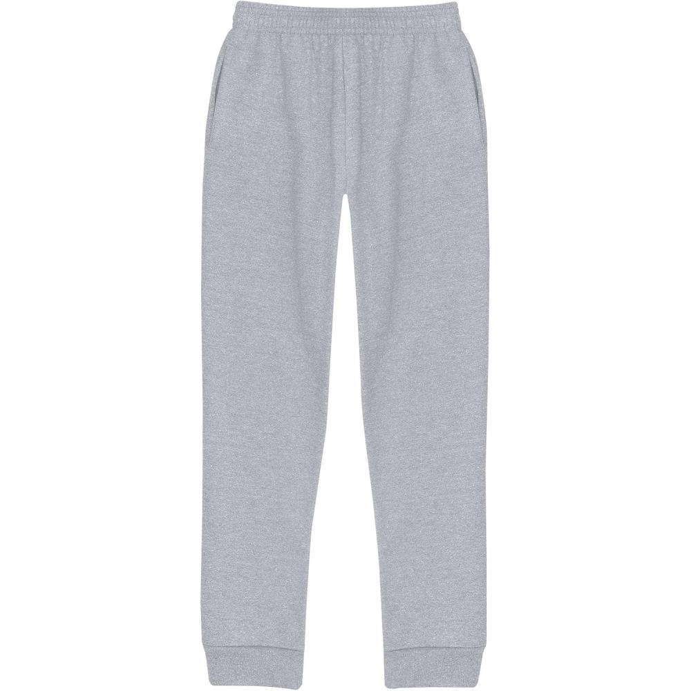 imageHanes EcoSmart Fleece Joggers Midweight Sweatpants with Pockets Sweats for BoysLight Steel