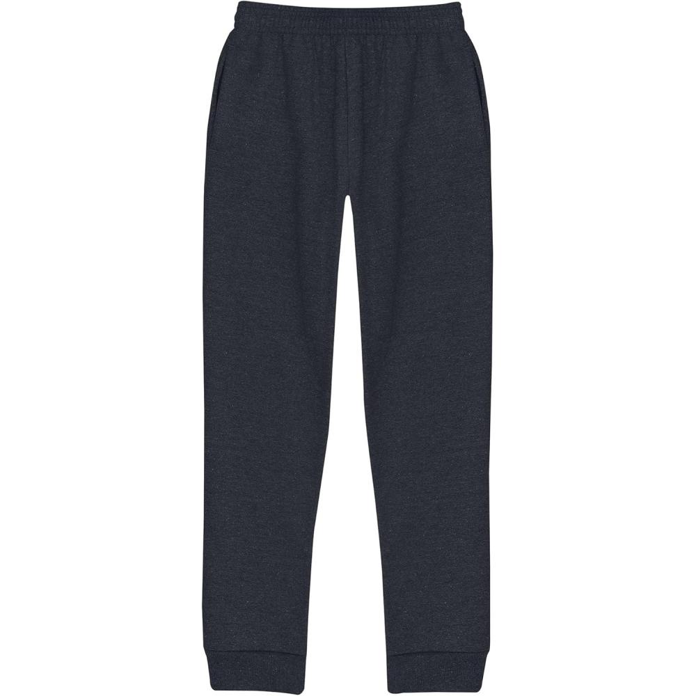 imageHanes EcoSmart Fleece Joggers Midweight Sweatpants with Pockets Sweats for BoysSlate Heather