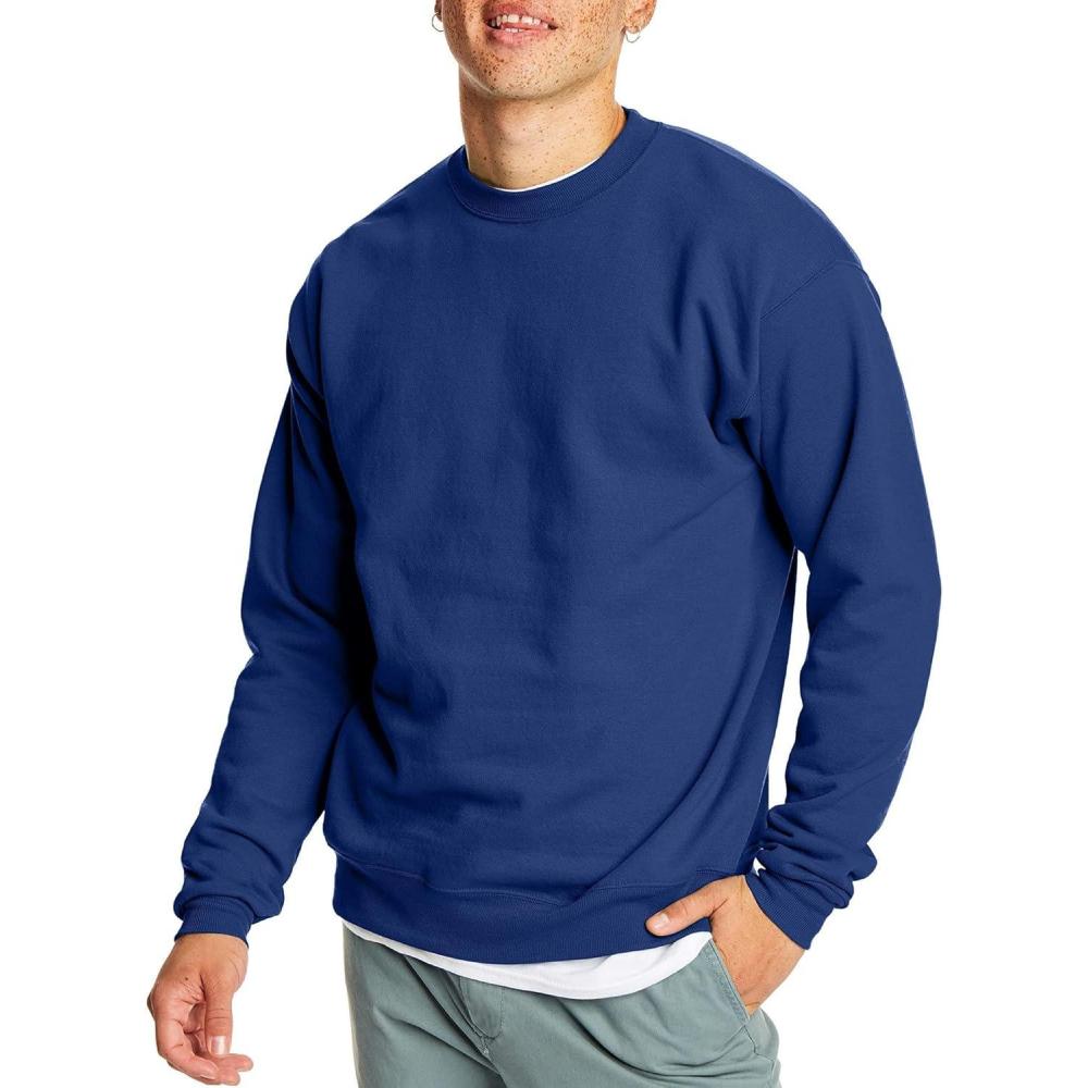 imageHanes Mens EcoSmart Sweatshirt 2 PackDeep Royal 1 Pack