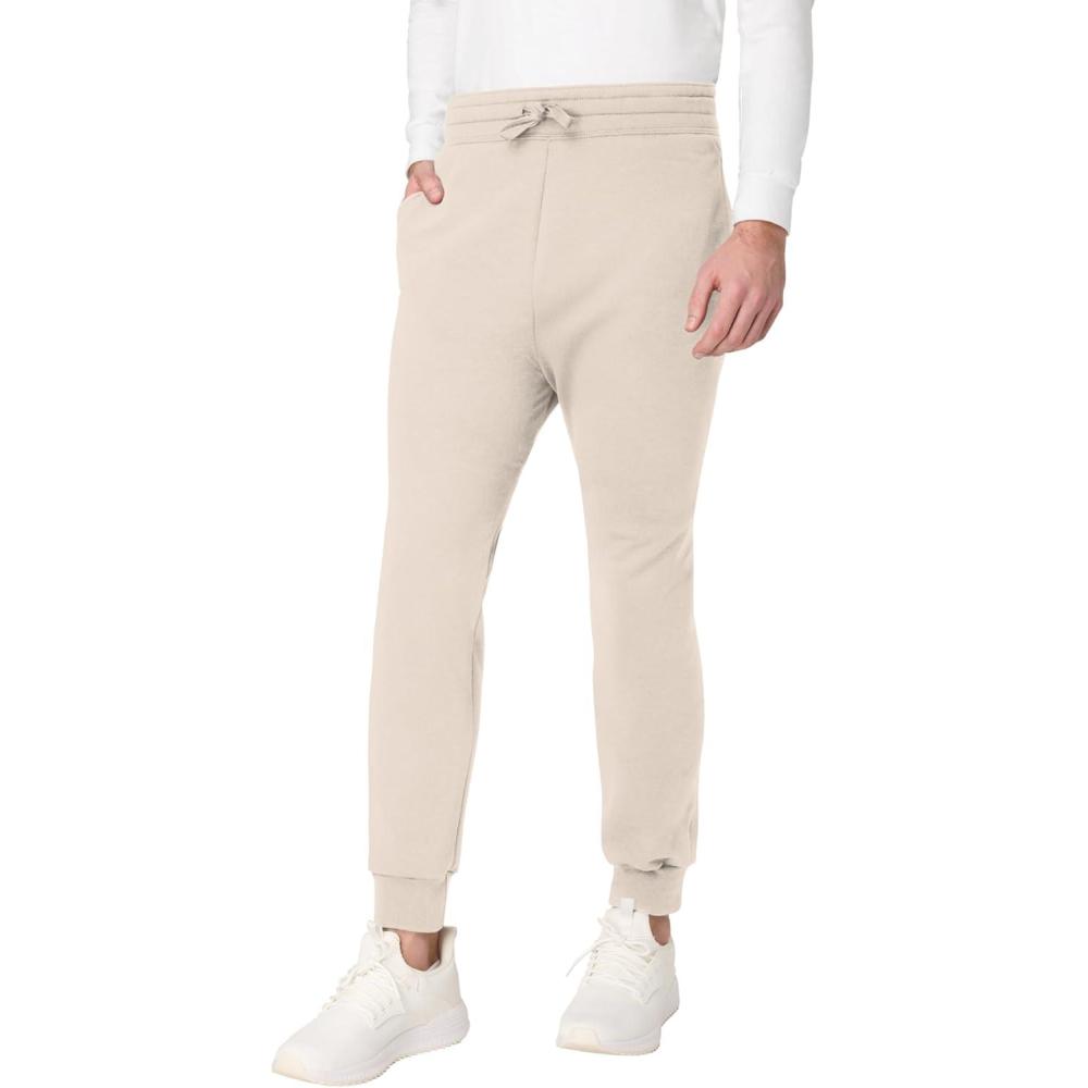 imageHanes Mens Joggers EcoSmart Fleece Sweatpants for Men Mens Lounge Pants 305quotSand
