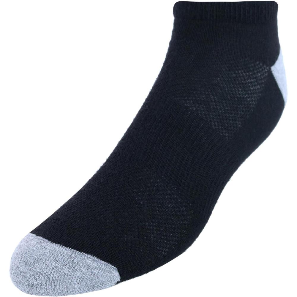 imageHanes Mens Socks XTemp Lightweight Socks Low Cut and No Show 12PackBlack
