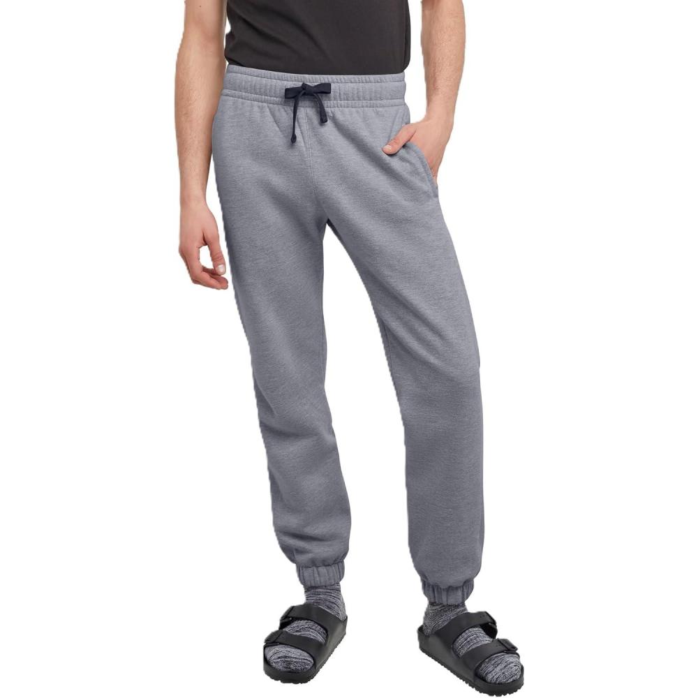 imageHanes Originals Mens Jogger Sweatpants Heavyweight Fleece Joggers with Pockets 30quot InseamNavy Pe Heather