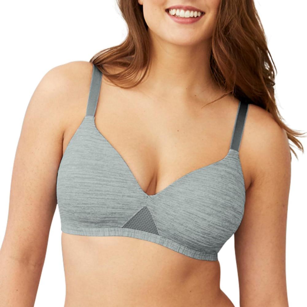 imageHanes Womens Oh So Light Comfort Flex Fit Wire Free BraCoolest Grey Heather