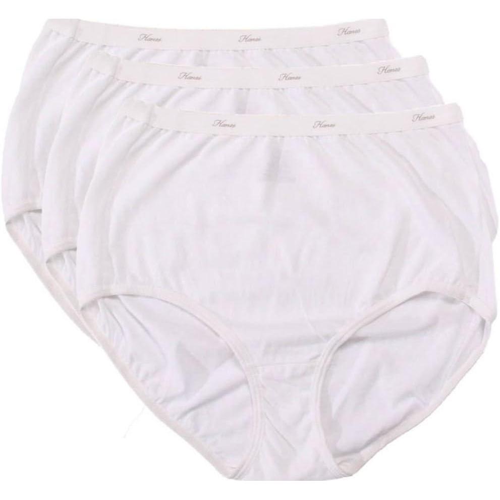 imageHanes Womens Organic Cotton Panties Pack ComfortSoft Underwear 6Pack Colors May VaryWhite