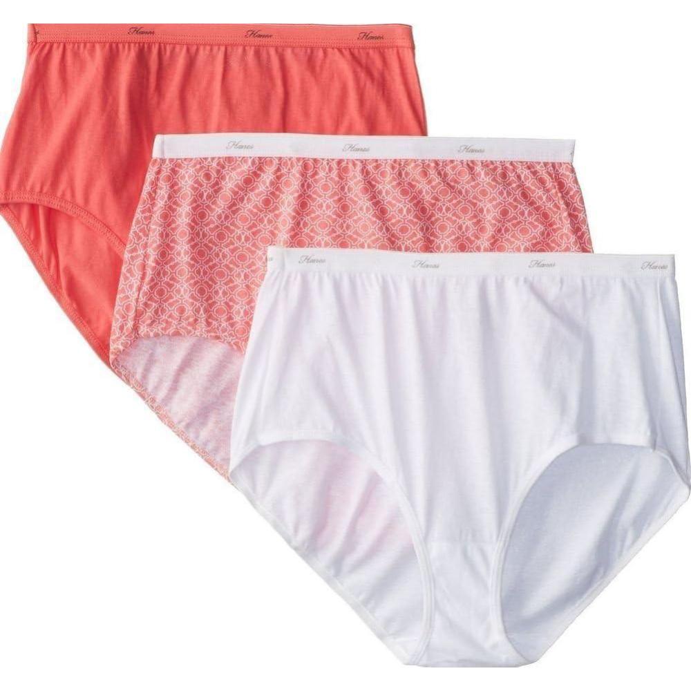 imageHanes Womens Panties Pack Classic Cotton Brief Underwear Retired Options Colors May VaryAssorted
