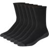 Black/Grey Foot Bottom - 6 Pack