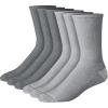 Gray/Charcoal - 6 Pack