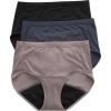 imageHanes Womens Comfort Period Underwear Pack Light Leaks Period Panties Light Protection Underwear 3PackBrief  Neutrals
