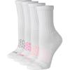 imageHanes Womens Cushioned Crew Socks Absolute Active Crew Socks For Women Seamless Toe 4PairsWhite