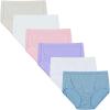 imageHanes Womens Organic Cotton Panties Pack Comfortsort Underwear Colors May Vary Briefs Assorted Colors 6pack Briefs 6 US