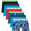 Black/Blue/Orange - 6 Pack