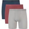Regular Leg - Blue  Grey  Red - 3 Pack