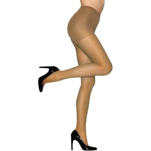 Hanes Alive Women’s Full Support, Control Top, Reinforced Toe Pantyhose(Little Color)