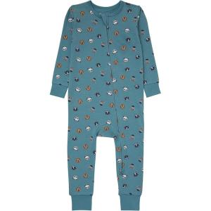 Hanes Baby Pure Comfort Organic Long Sleeve Footless Sleep N’ Play, Infant Playsuit, Boys & Girls(Blue)
