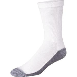 Hanes Big & Tall Crew Socks (12-Pack) for Men(White – 12 Pack)