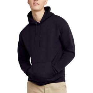 Hanes EcoSmart Hoodie, Midweight Fleece, Pullover Hooded Sweatshirt for Men(Dark Eggplant)