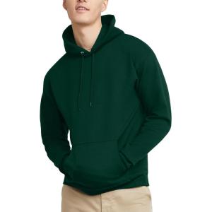 Hanes EcoSmart Hoodie, Midweight Fleece, Pullover Hooded Sweatshirt for Men(Deep Forest)