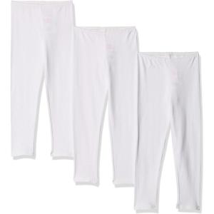 Hanes Girls EcoSmart Sweatpants, Open Leg Bottoms, Tagless Sweatpants(White)