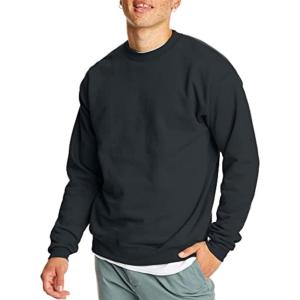 Hanes Men’s EcoSmart Sweatshirt (2 Pack)(Black – 1 Pack)