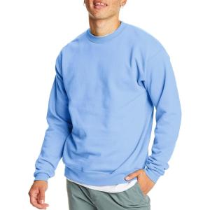 Hanes Men’s EcoSmart Sweatshirt (2 Pack)(Light Blue – 1 Pack)