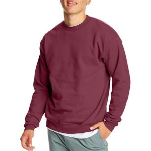 Hanes Men’s EcoSmart Sweatshirt (2 Pack)(Maroon – 1 Pack)